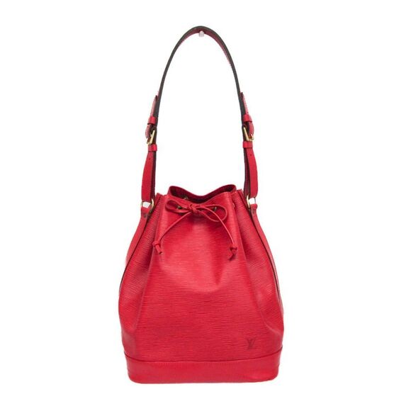Louis Vuitton Noé Red Leather Shoulder Bag (Pre-Owned) - Picture 1 of 16